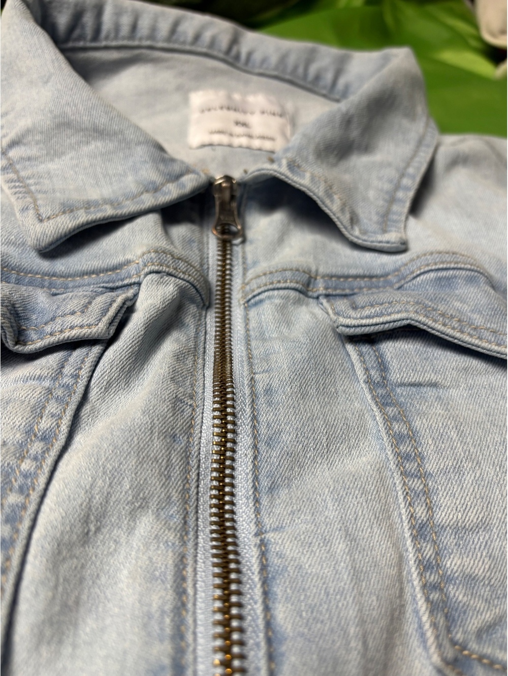 Celebrity Pink XXL Denim Jumpsuit Light Wash Utility Boiler Suit